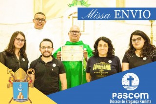 Missa de Envio PASCOM - Paróquia Nossa Senhora de Copacabana - Pinhalzinho
